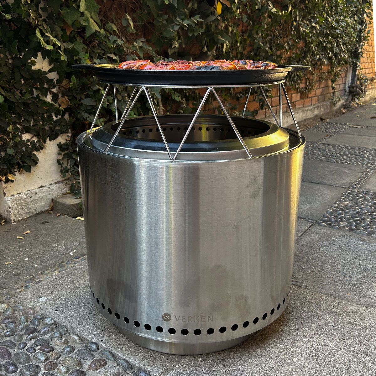 VERKEN - Plancha Para Brasero Sin Humo 50 Cm L