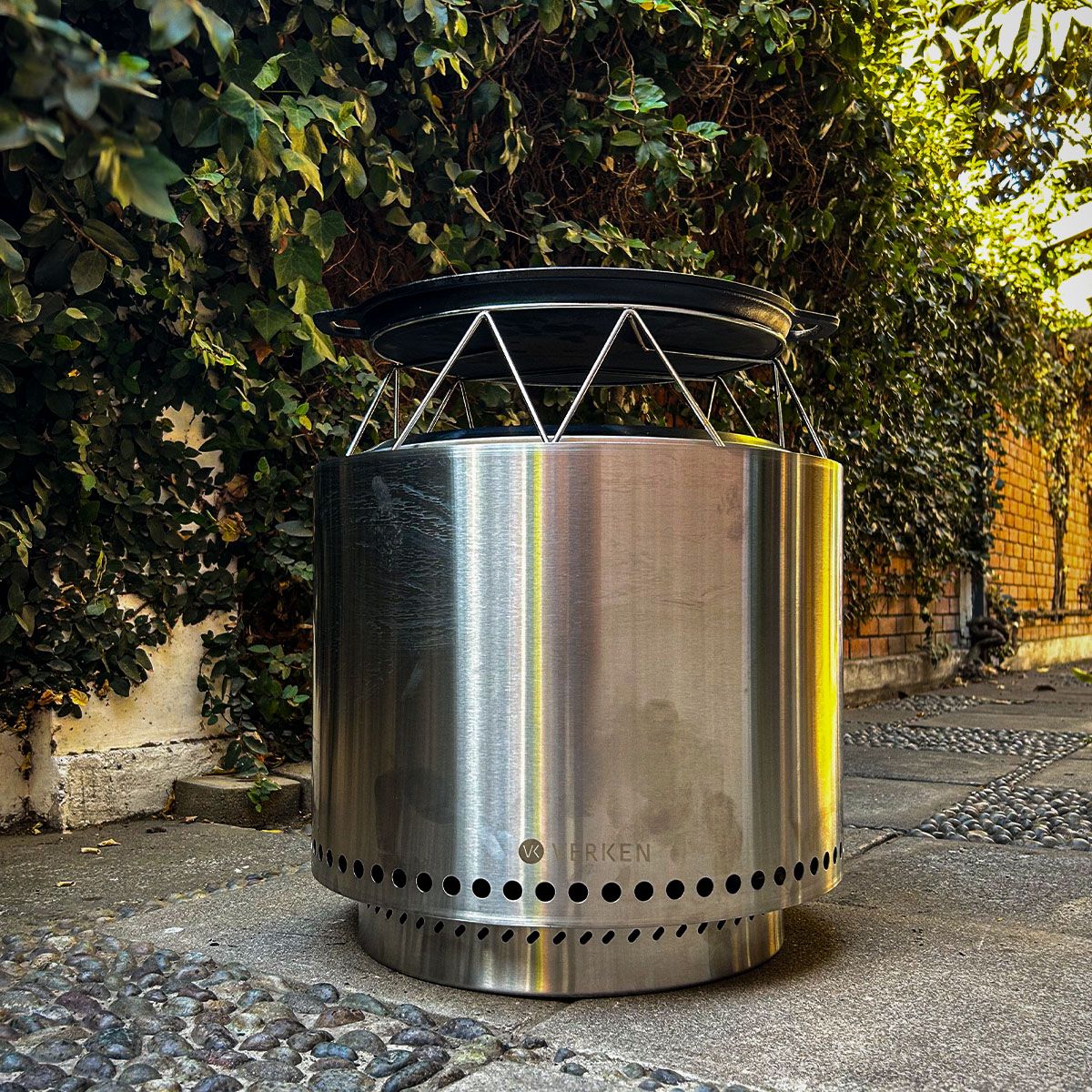 VERKEN - Plancha Para Brasero Sin Humo 50 Cm L