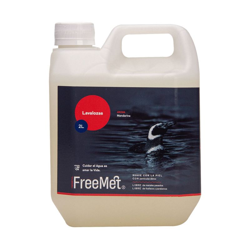FREEMET - Lavaloza Hipoalergénico 2L  mandarina Freemet Ecológico