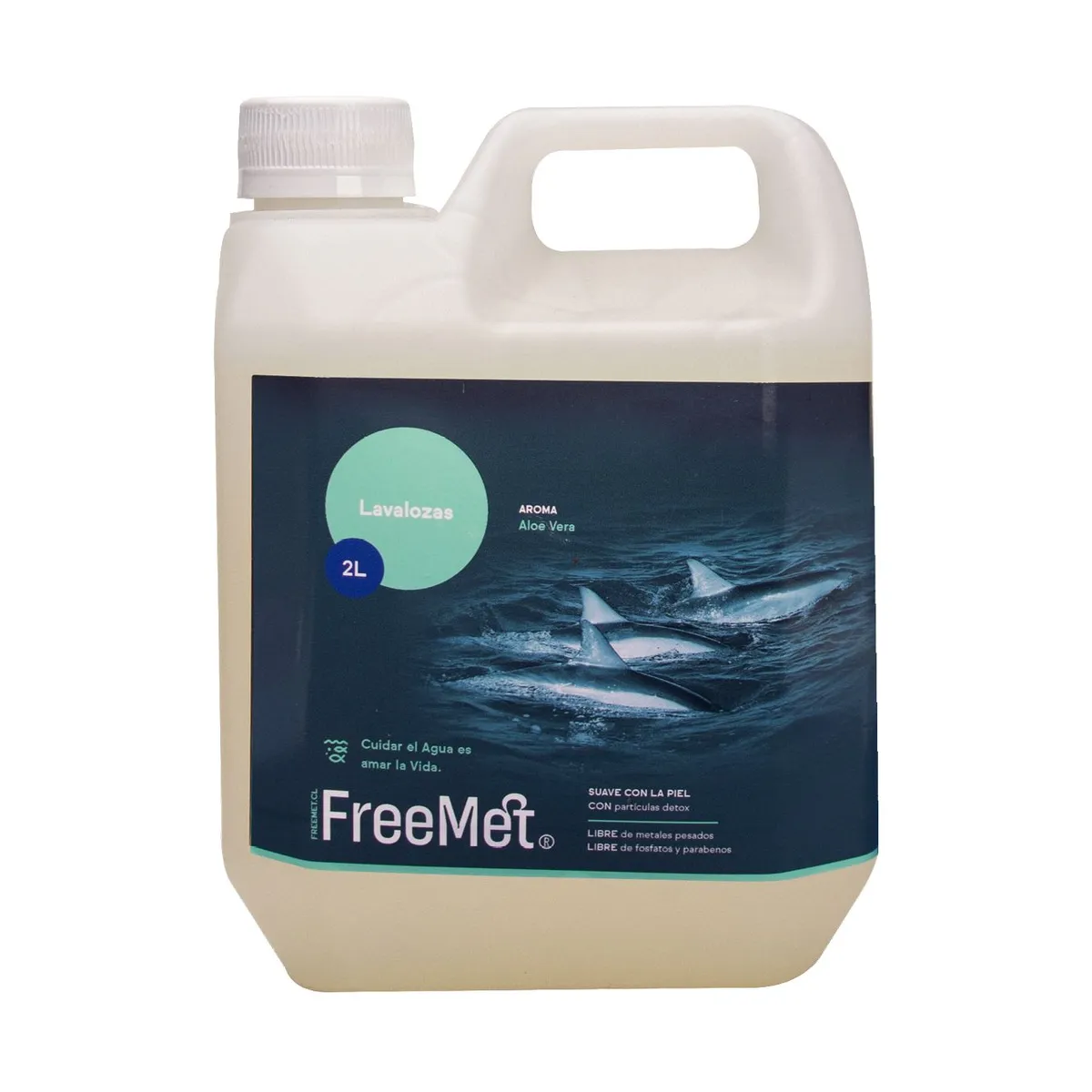 FREEMET - Lavaloza Hipoalergénico 2L aloe vera Freemet Ecológico