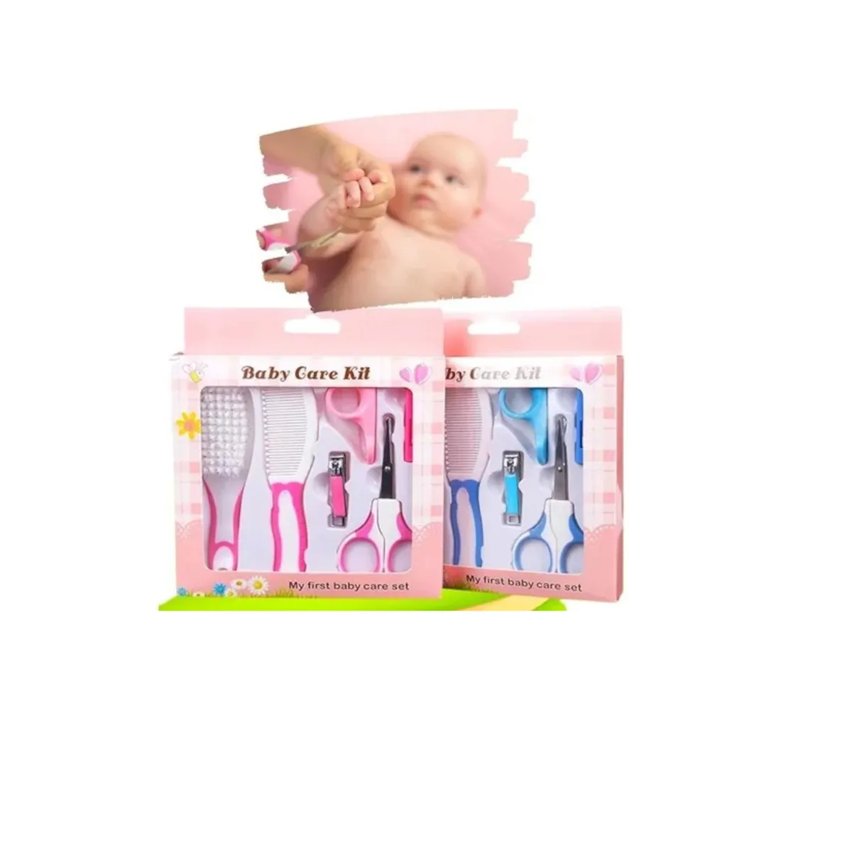 FASHION'S PARK - Kit de Cuidado e Higiene para Bebé  Rosa