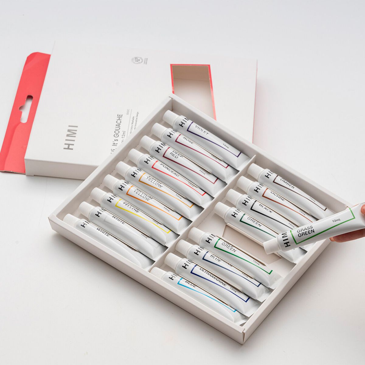 HIMI - HIMI Set de 36 Tubos de Pintura Gouache 12ml