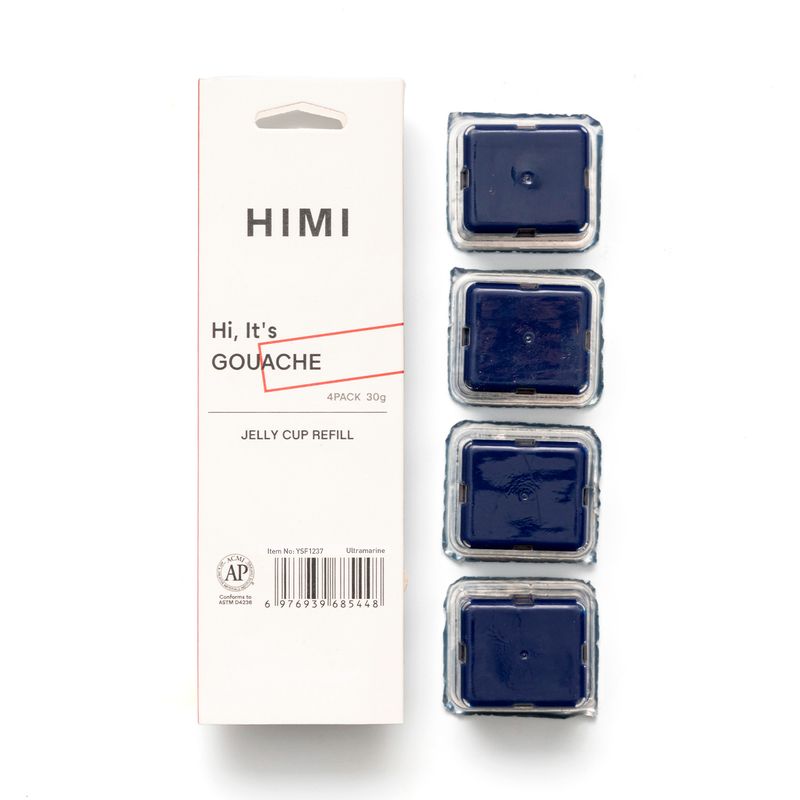 HIMI - HIMI Recarga Gouache 4 unidades 30g Ultramarine