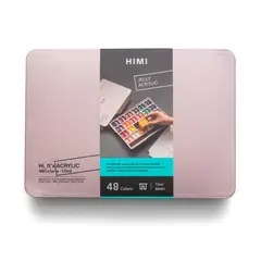 HIMI - Set Pintura Acrílica Twin Cup 12 ml 48 Colores