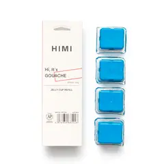 HIMI - Recarga Gouache 4 unidades 30g Acid Blue