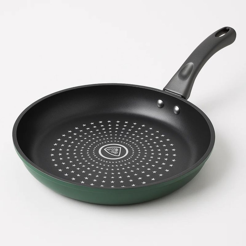 CRUSEC - Sartén De Cocina Coccion Antiadherente 32CM Con Tapa