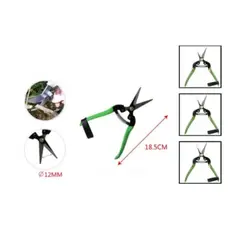 GENERICO - Tijera De Jardin Con Dientes Mango De Un Color 18,5 Cm