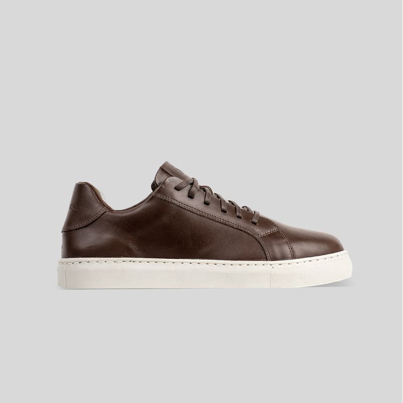 TRAUKO - Zapatilla Cuero Hombre Brandy Trauko Montblanc
