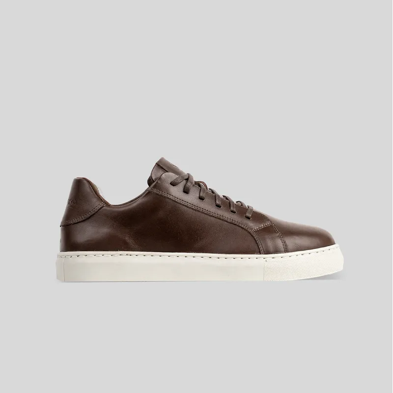 TRAUKO - Zapatilla Cuero Hombre Brandy Trauko Montblanc