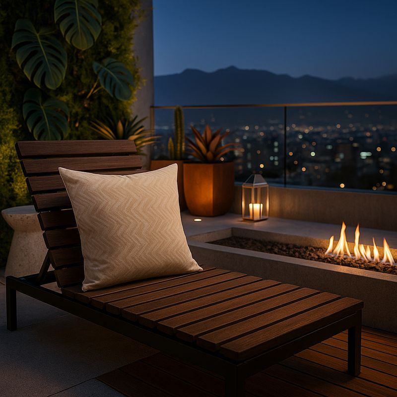 ARMONIA - Funda decorativo beige texturizado 45x45 estética moderna ambientación suave 760