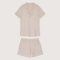 Set Pijama Corto Mujer 100% Bambú Ultrasuave