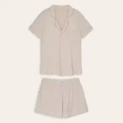 HYPNOS - Set Pijama Corto Mujer 100% Bambú Ultrasuave