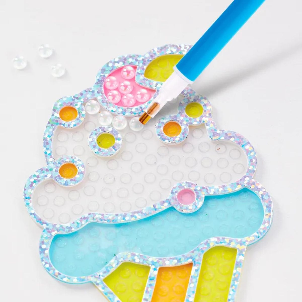 FABER-CASTELL - Juguete Creativity for Kids Pintura con Gemas - Helado