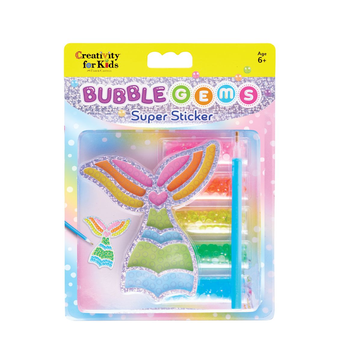 FABER-CASTELL - Juguete Creativity for Kids Pintura con Gemas - Sirena