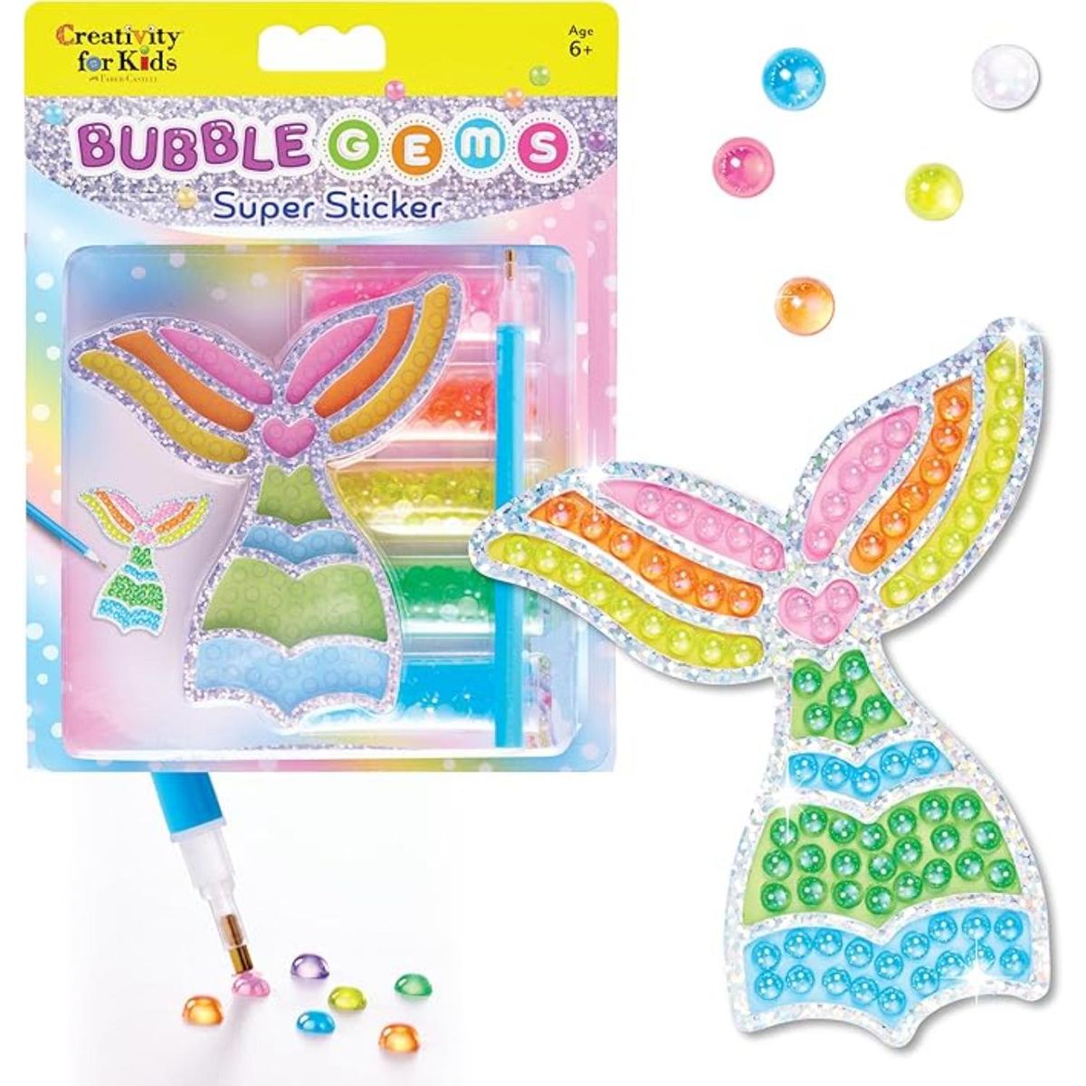 FABER-CASTELL - Juguete Creativity for Kids Pintura con Gemas - Sirena