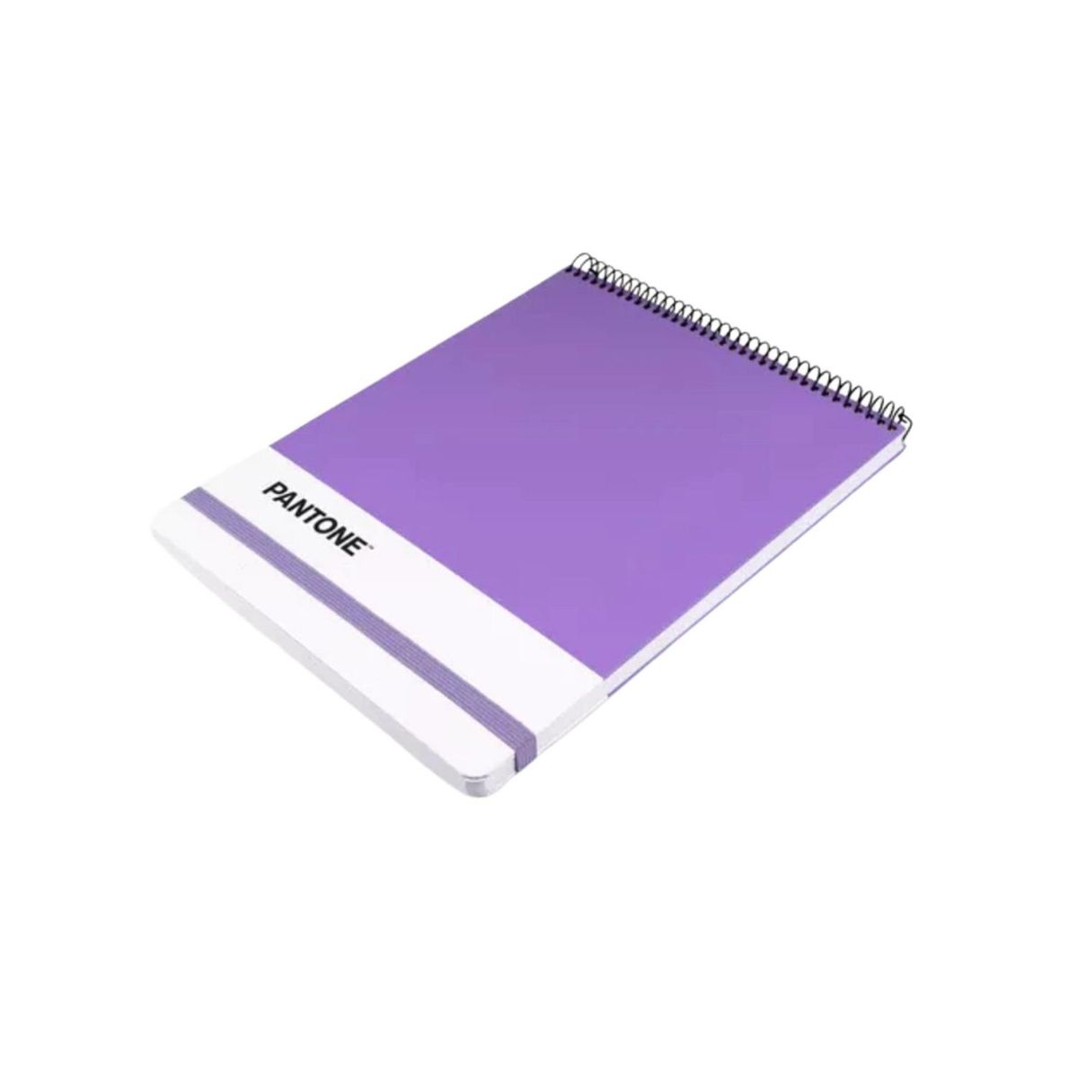 GENERICO - Croquera Pantone Carta Cierre Con Elástico 100 Hojas 80gm2 - Lila