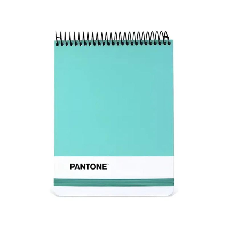 GENERICO - Croquera Pantone Medio Oficio Con Elástico 100 Hojas 80gm2 - Verde