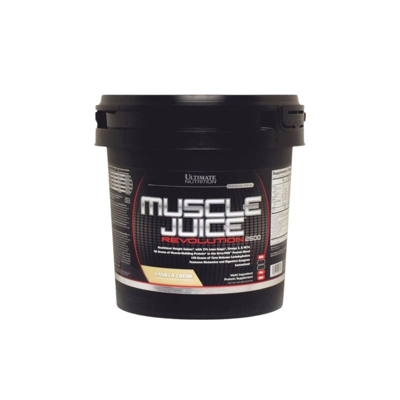 ULTIMATE NUTRITION - GANADOR DE PESO MUSCLE JUICE REVOLUTION 2600 CHOCOLATE 11LB - ULTIMATE NUTRITION