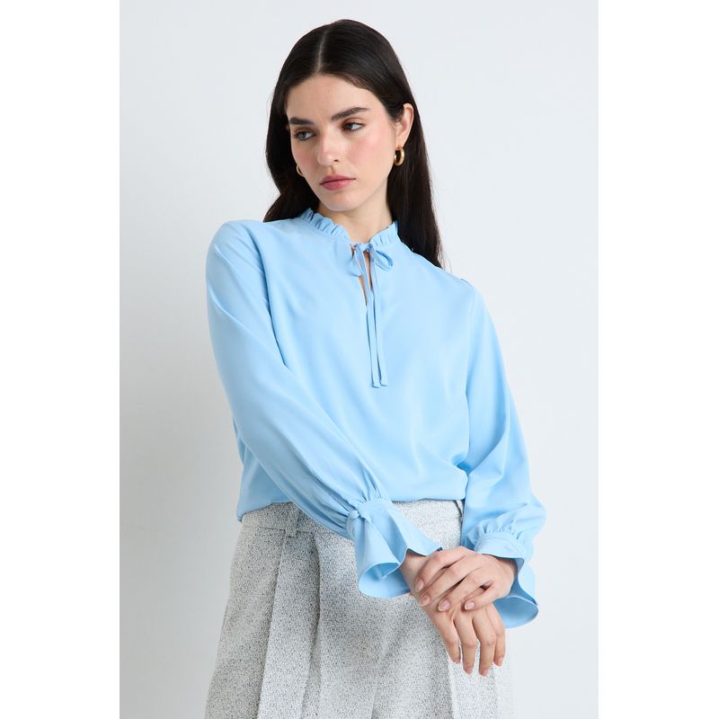 ASH - Blusas Mujer Celeste Ash