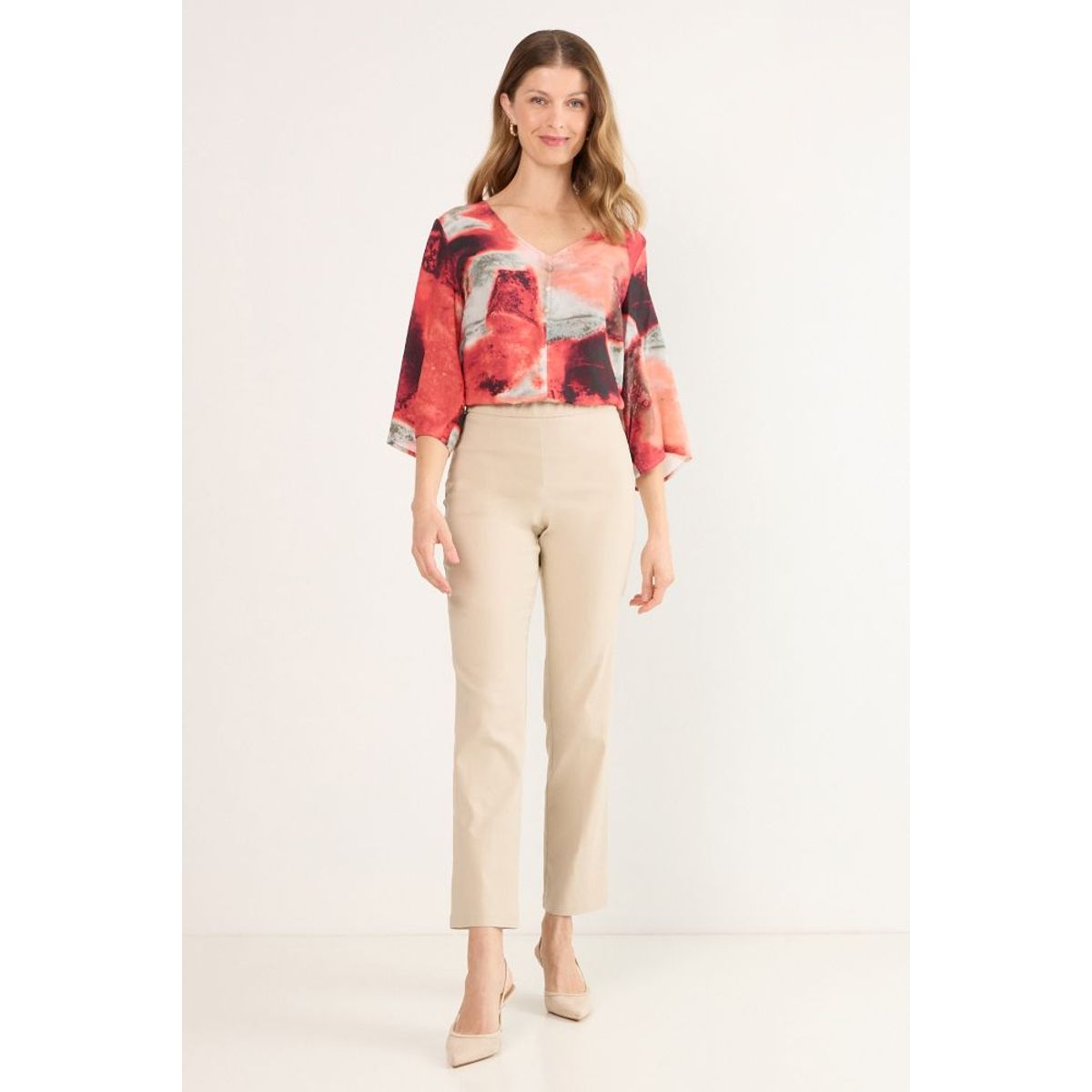 MA GRIFFE - Calza Mujer Beige Magriffe
