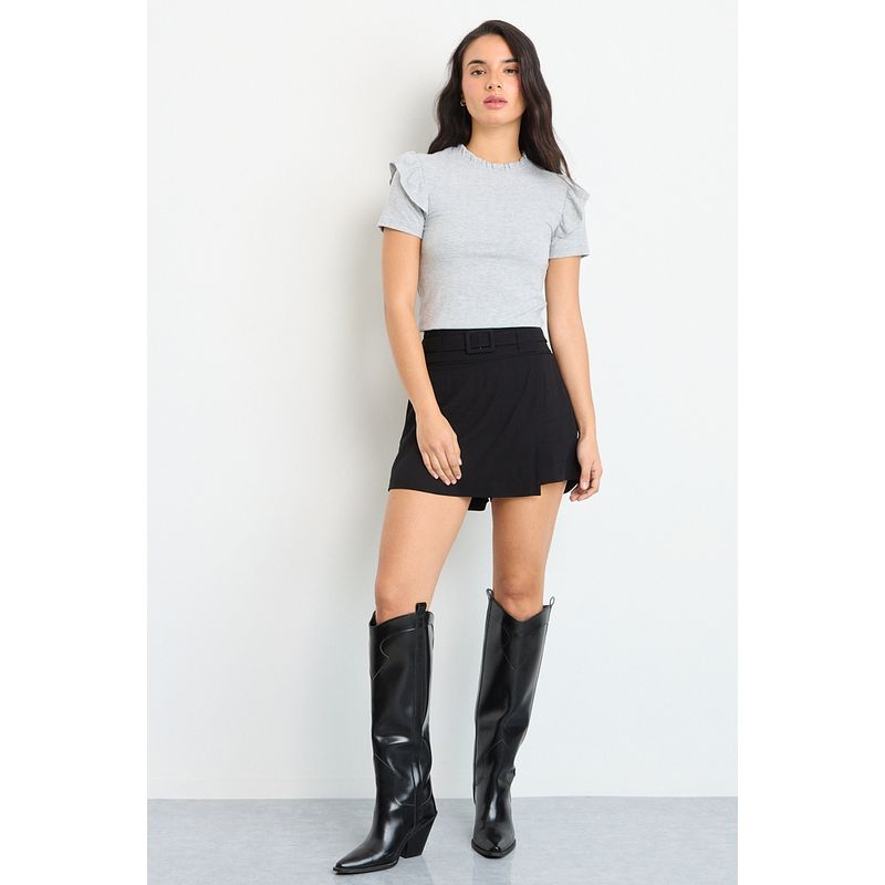 IO - Short Mujer Negro IO