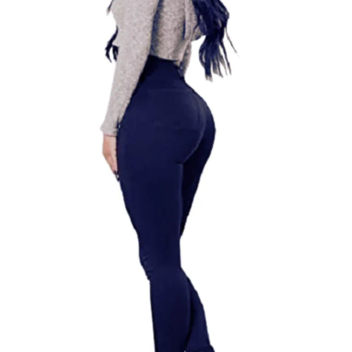 LOOK SHOP - Leggins Tela Jeans Pantalon Elasticado Calza Lindo Calce. 48