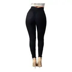 LOOK SHOP - Leggins Tela Jeans Pantalon Elasticado Calza Lindo Calce. 48