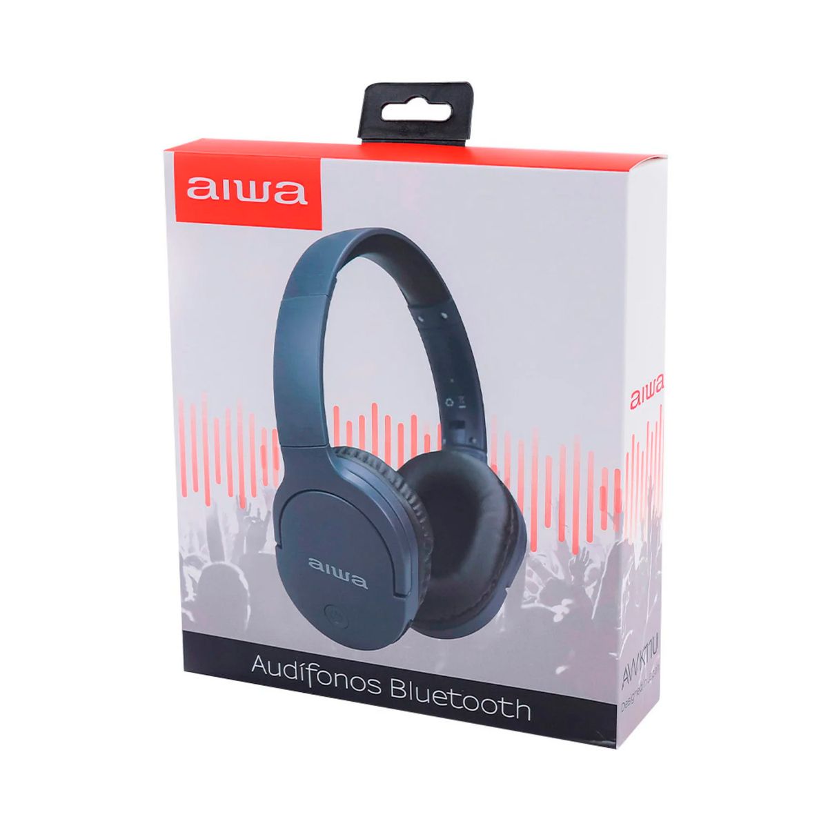 AIWA - Audífonos Inalámbricos On Ear Aiwa Aw-k11 Azul