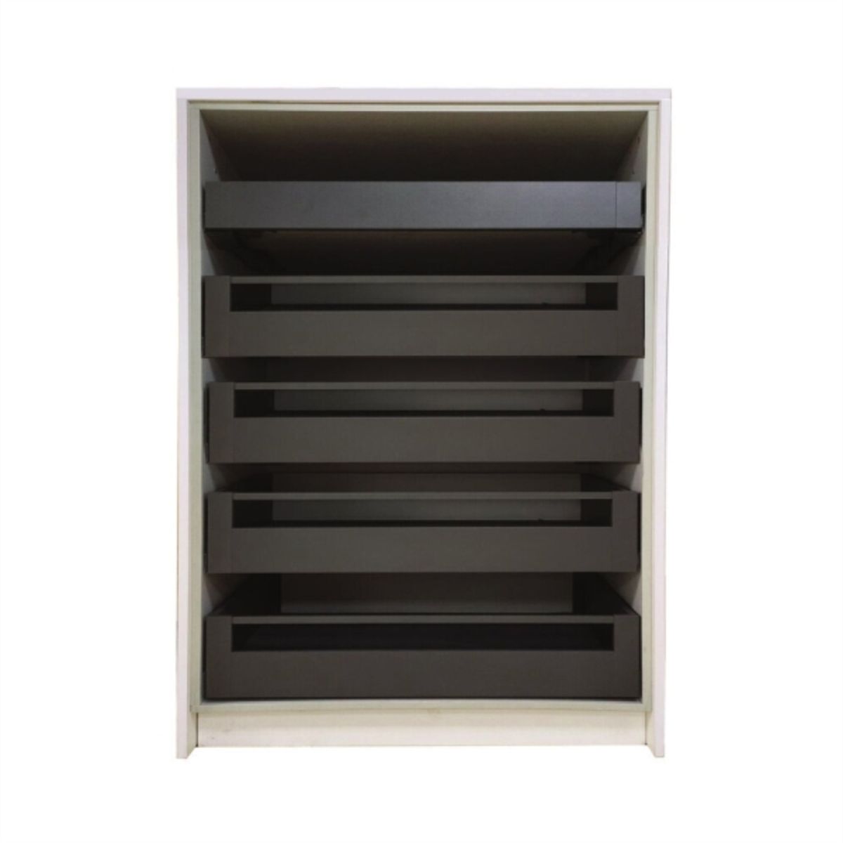 KUTZ - Despensa 5 cajónes antracita Slim