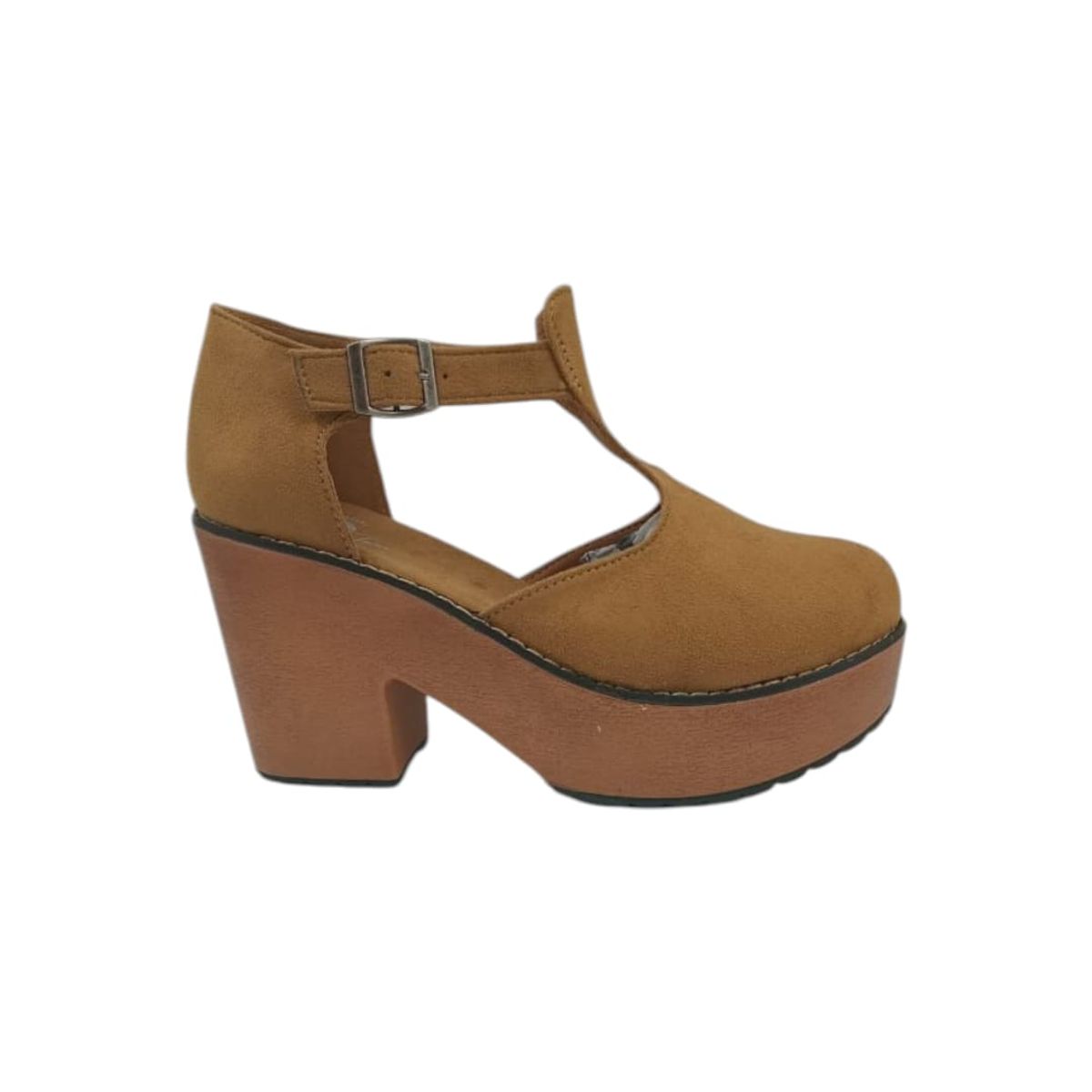 HERIEL - Zapato Café Plataforma Mujer