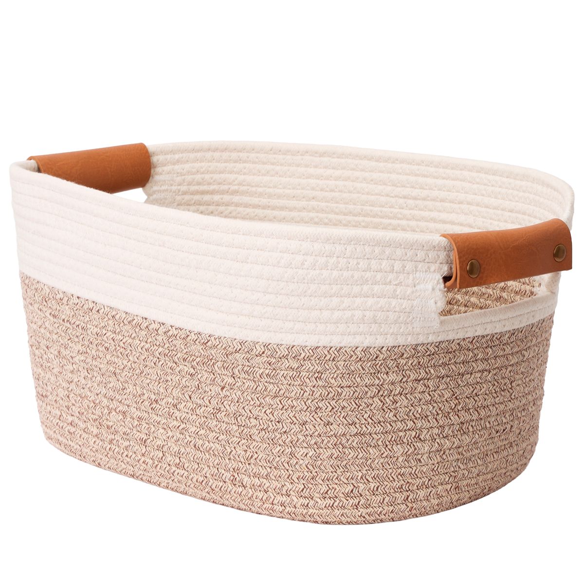 CARRY ALL - Canasta Cesta Organizadora De Algodon Carry All Tonos Tierra M