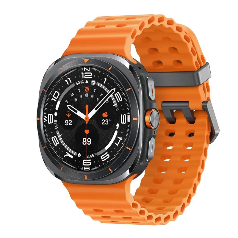 SAMSUNG - Galaxy Watch Ultra (2025) (LTE, 47 mm) Titanium Gray