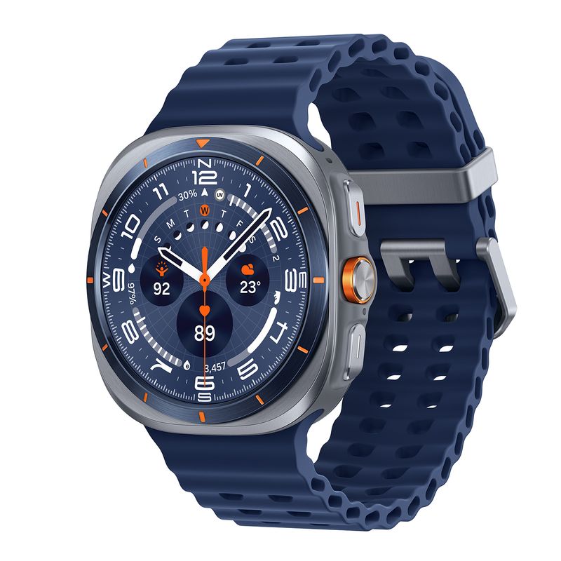 SAMSUNG - Galaxy Watch Ultra (2025) (LTE, 47 mm) Titanium Blue