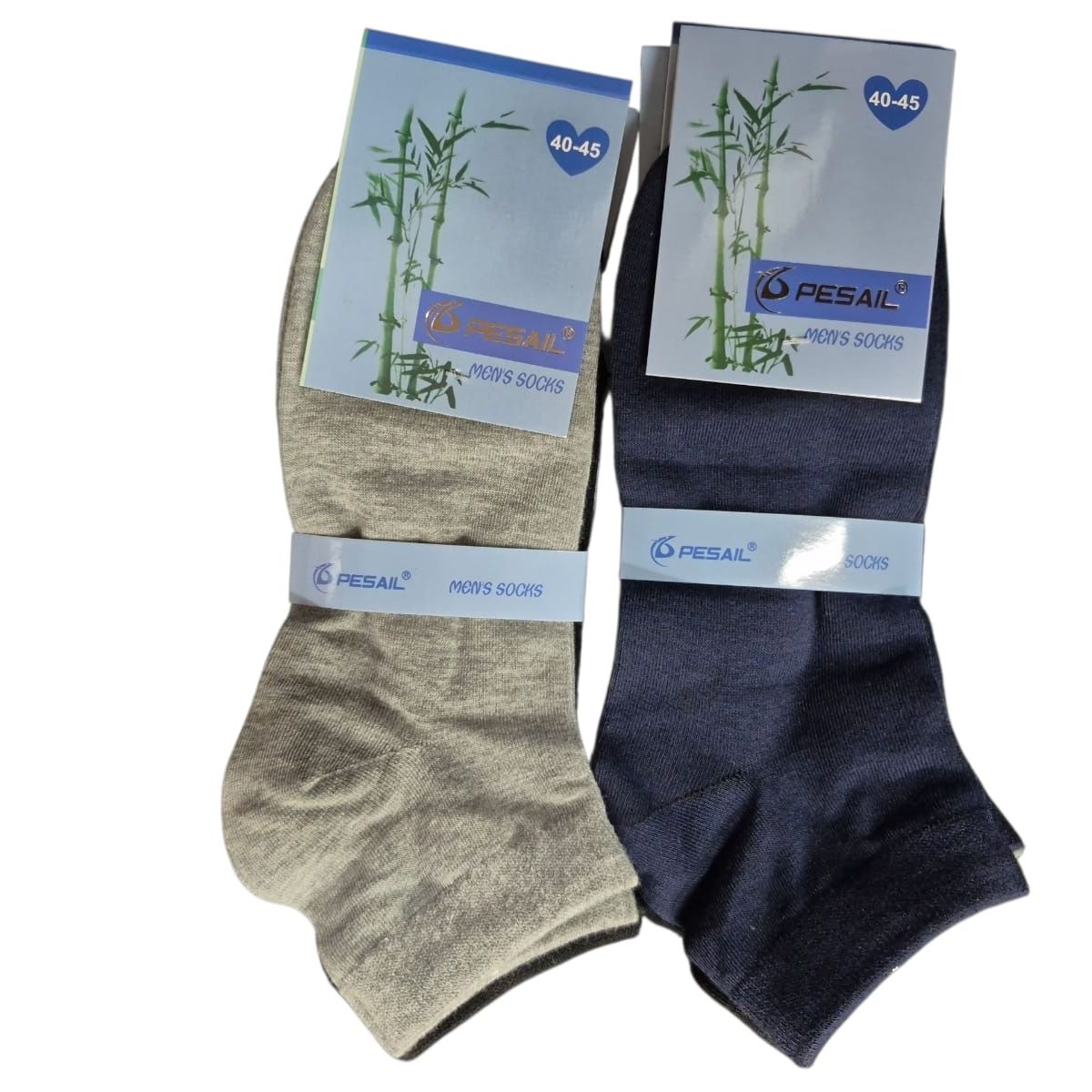 GARSIL - 6 Pares De Calcetas Tobilleras Con Fibra De Bambú Para Hombre