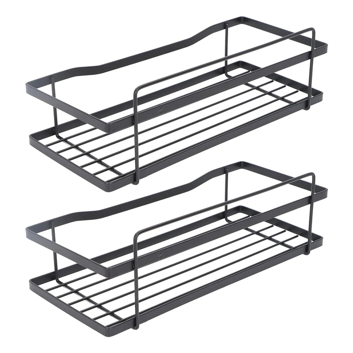 JAVIMATE - SET 2 ORGANIZADORES DE DUCHA NEGRO