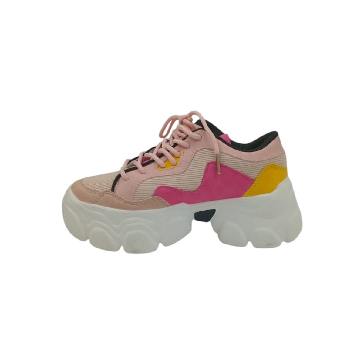 HERIEL - Zapatilla Rosa Plataforma