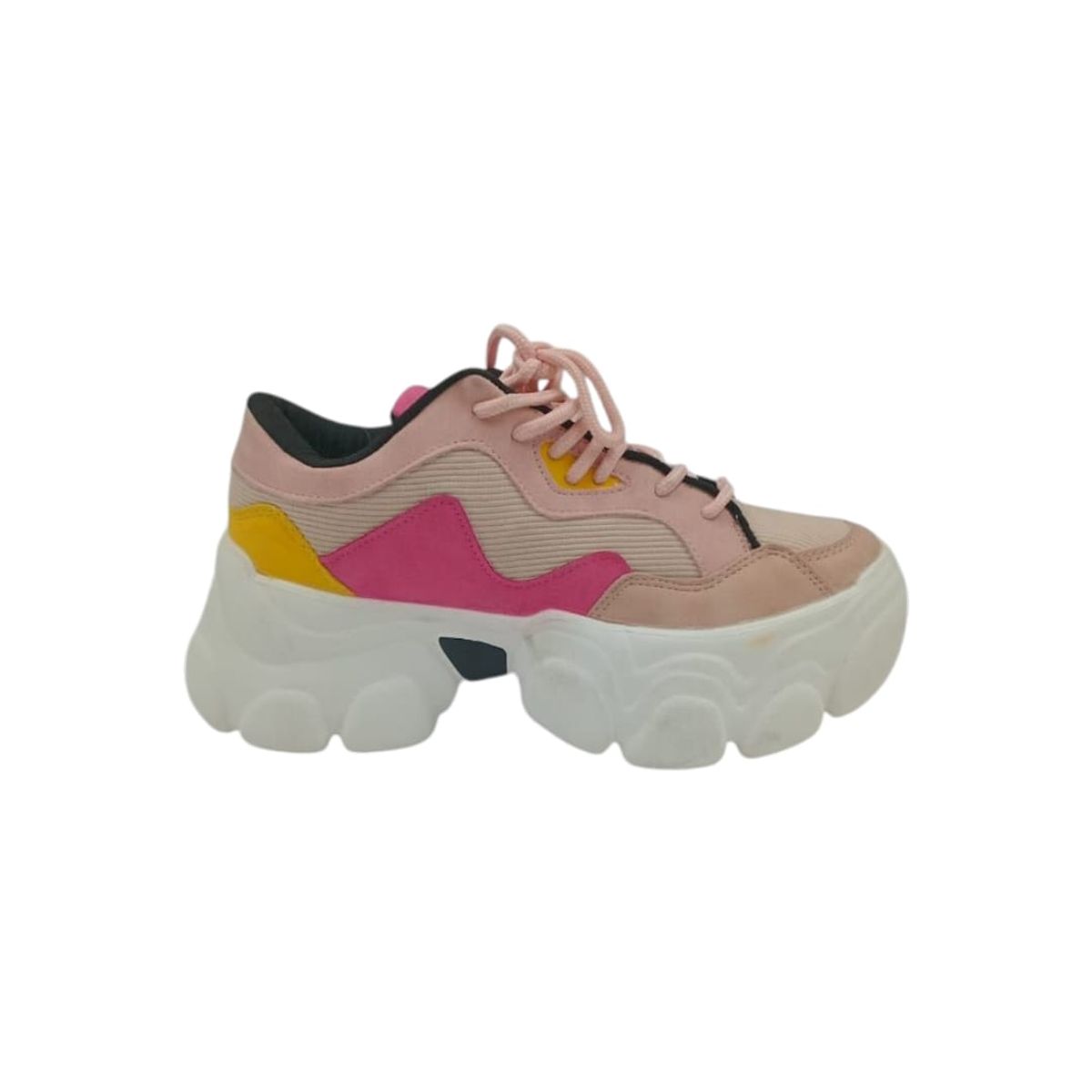 HERIEL - Zapatilla Rosa Plataforma