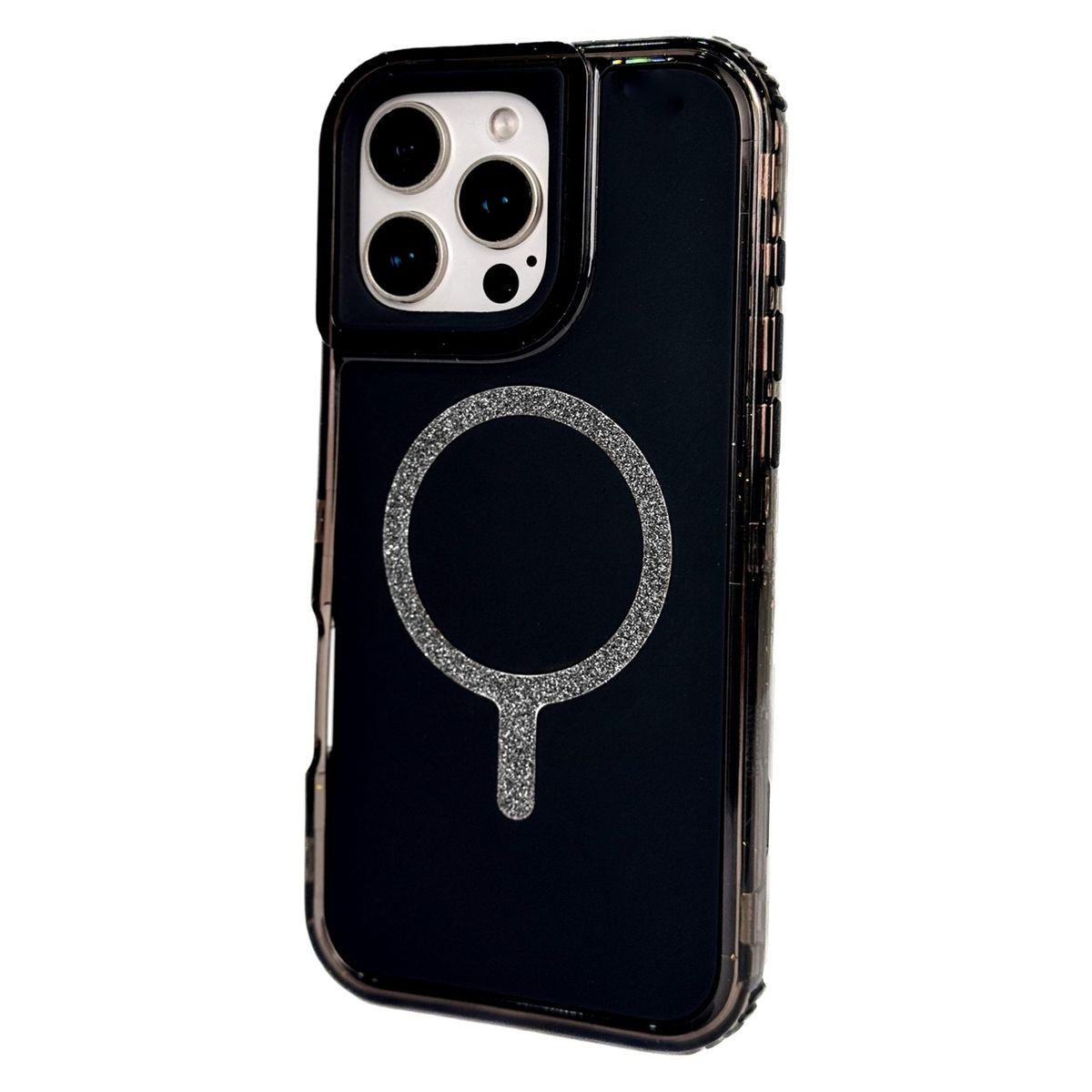 KBOD - Carcasa 360 Antigolpe Magnetic Brillo Kbod Urban Play Shinny Para iPhone 16 Negro