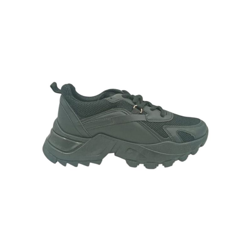 HERIEL - Zapatilla Negra Plataforma Mujer