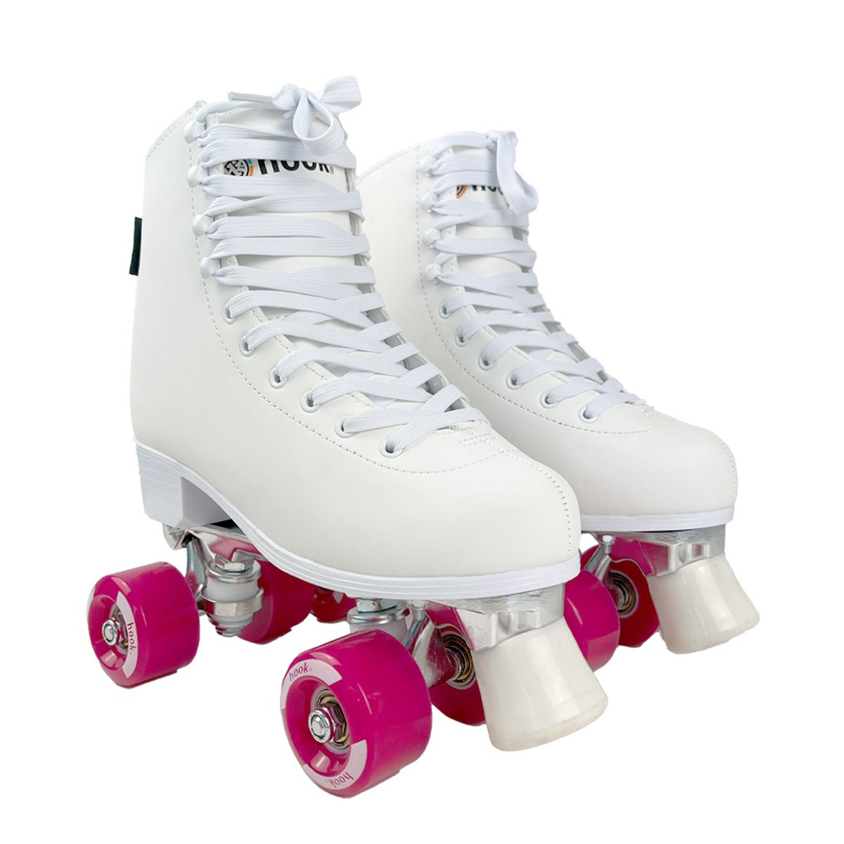 HOOK - PATINES ARTISTICOS HOOK SCHOOL WHITE PINK TALLA 31