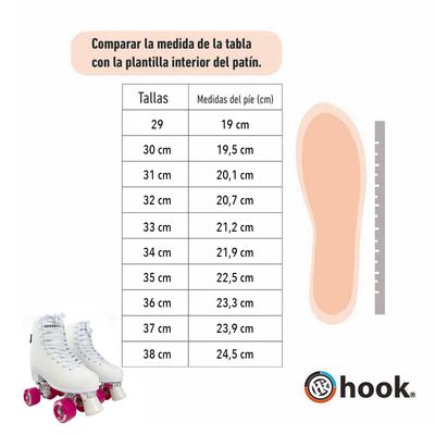 Imagen 2 del producto PATINES ARTISTICOS SCHOOL WHITE PINK TALLA 37