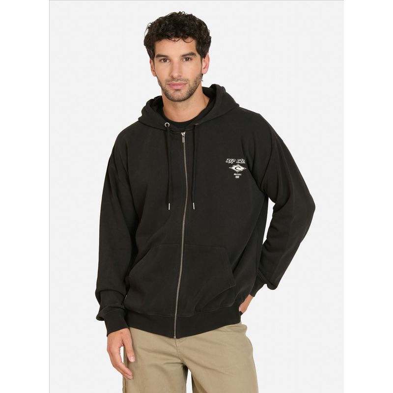 RIP CURL - Poleron FZ Oceaner Negro Hombre Rip Curl - Negro