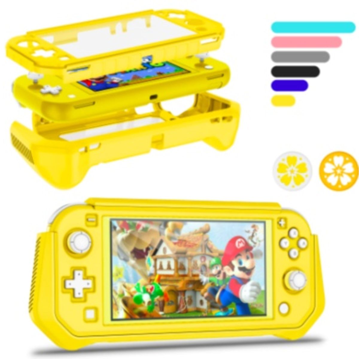 ATLAS - Carcasa Protectora Nintendo Switch Amarilla
