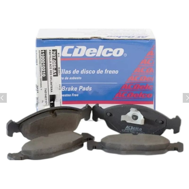 GENERICO - Pastilla Freno Red Delantero Onix Cobalt Prisma Acdelco