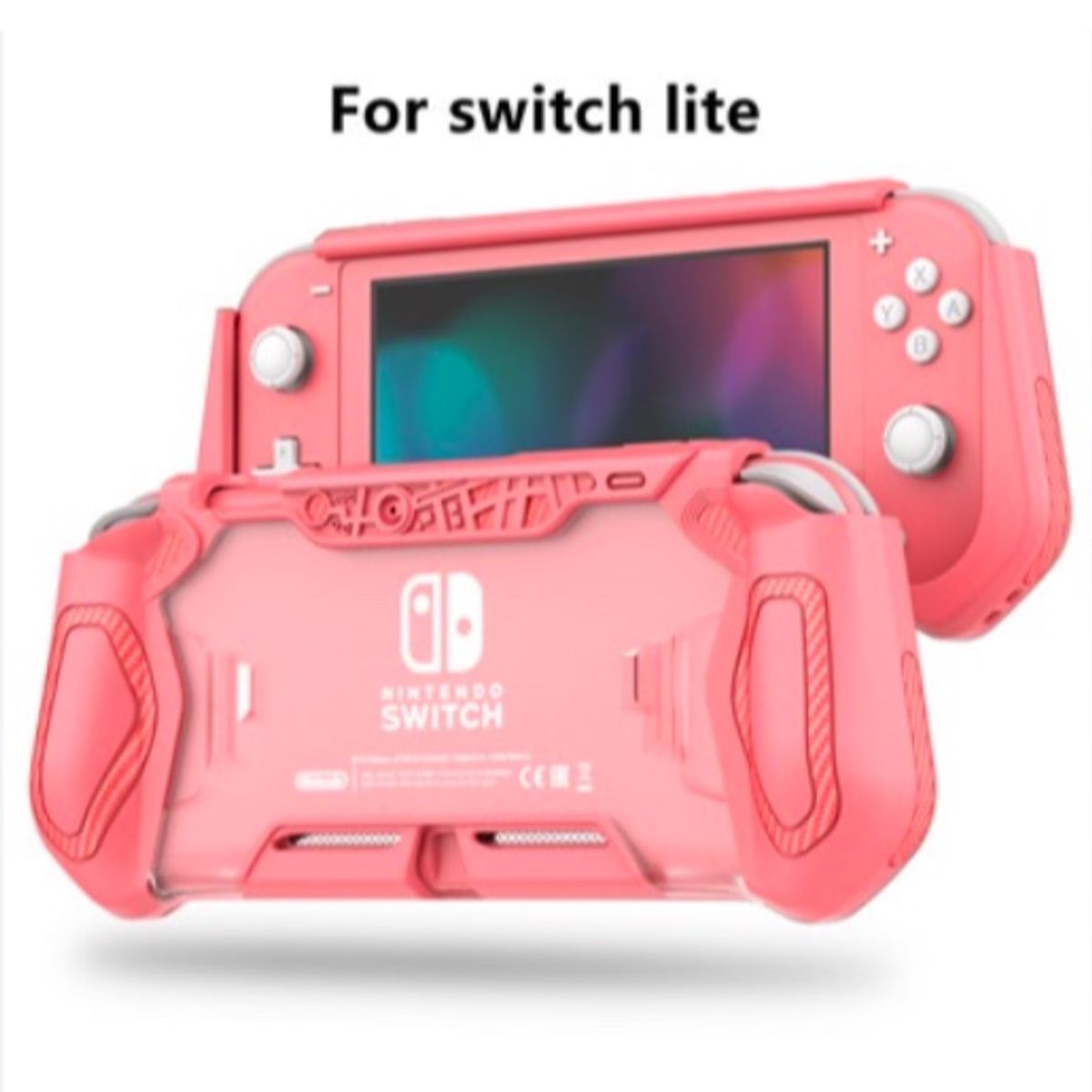 ATLAS - Carcasa Protectora Nintendo Switch Lite Rosa