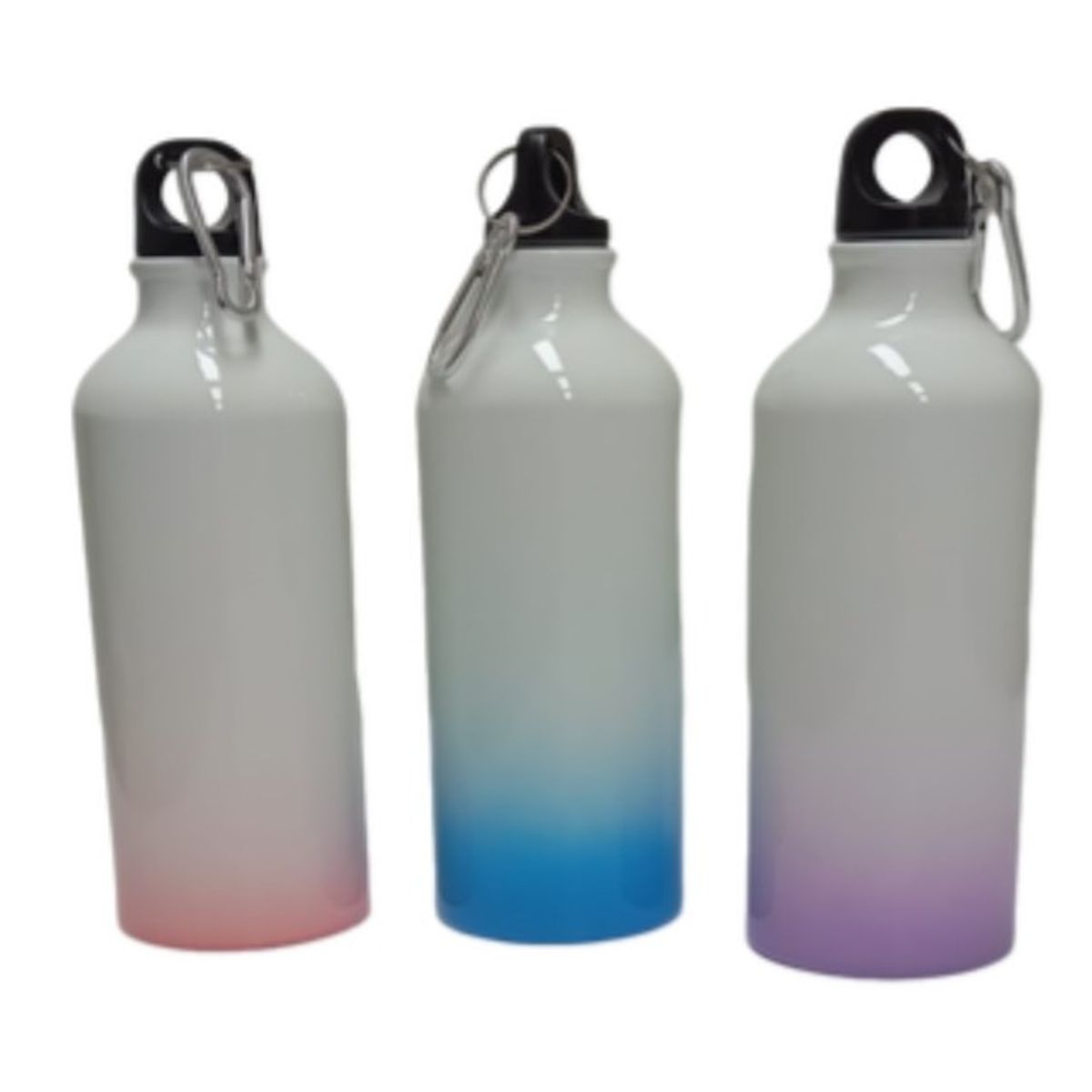 TODOK - Pack De 10 Botellas Aluminio Insumo/subli 600ml Degradada Morada