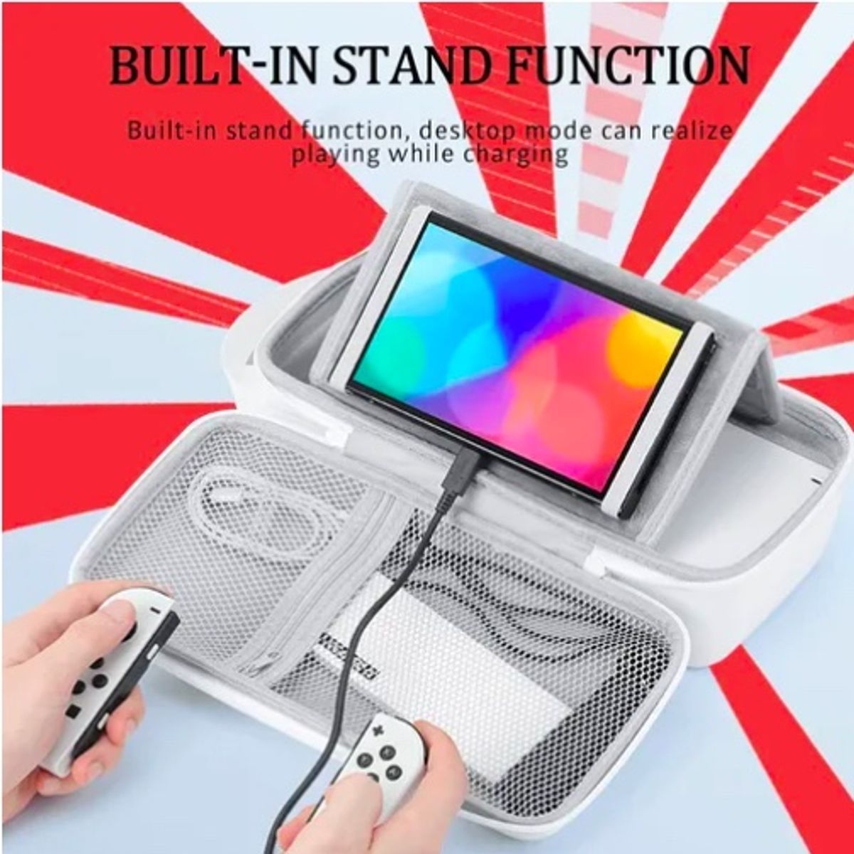 ATLAS - Estuche Funda Para Nintendo Switch Oled Gran Capacidad Viaje