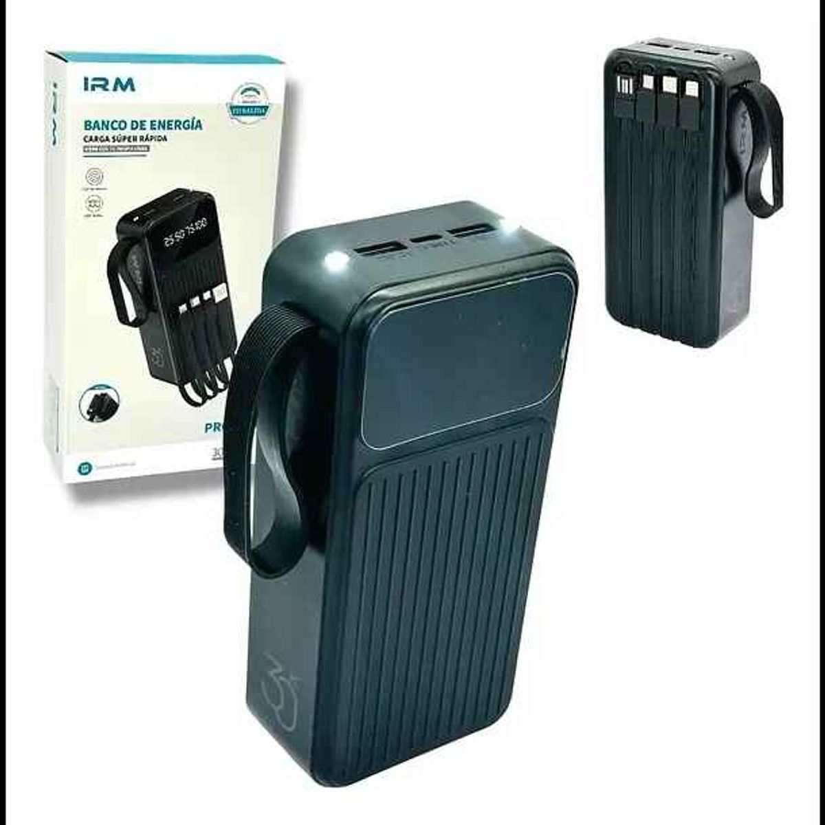 GENERICO - Batería Externa 30000 Mah Carga Rapida Power Bank