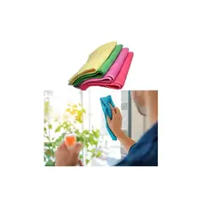 VISUALHEX LIMITADA - Pack 3 Paño Limpieza Hogar Auto Microfibra 30*30cm Colores