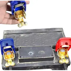 GENERICO - Par Bornes Batería Autos 12v Liberación Rapida